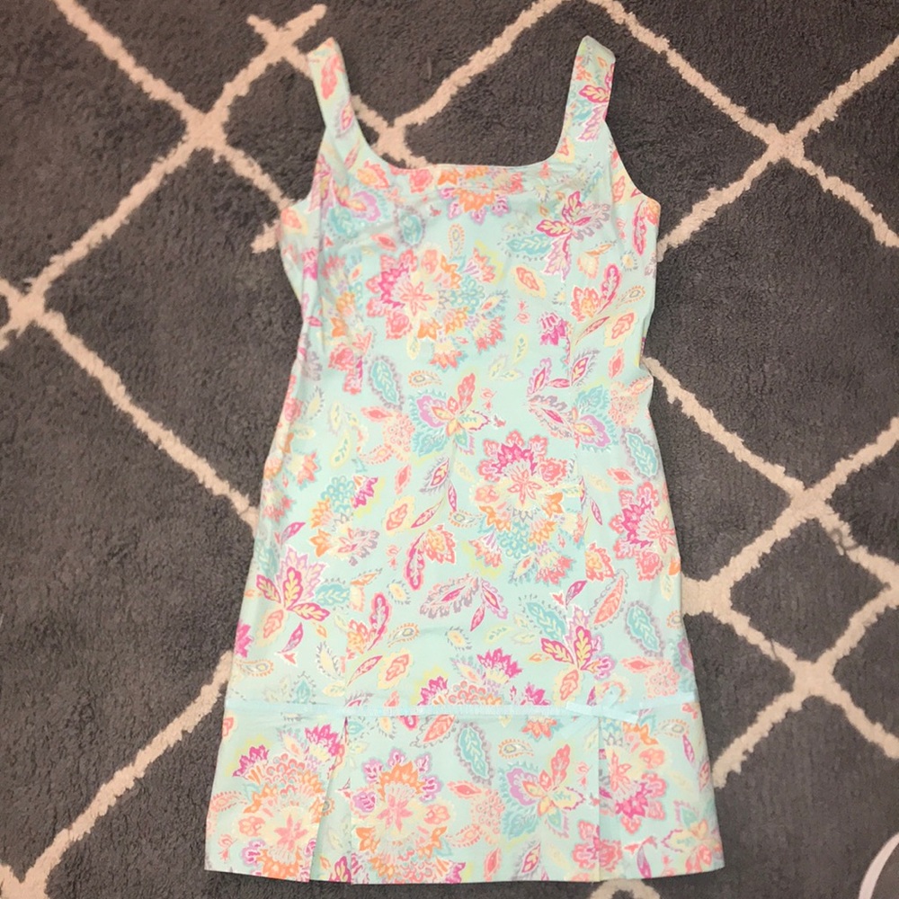 Sigrid Olsen Sport Blue Floral Dress